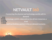 Tablet Screenshot of netvault360.com
